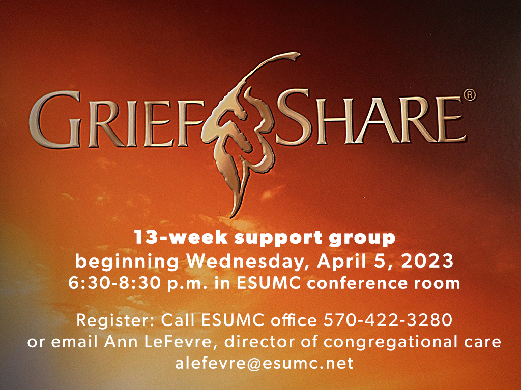 GriefShare Support Group starting April 5