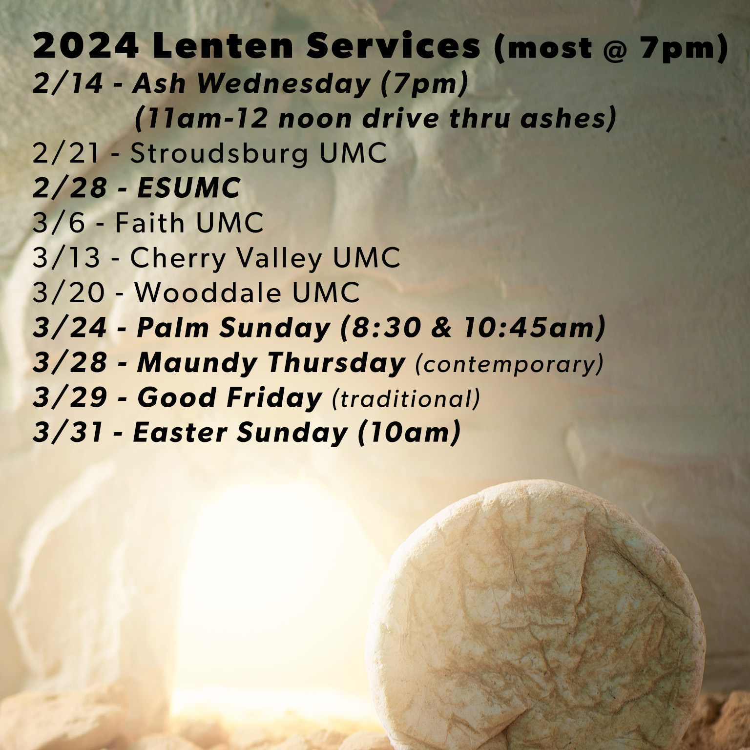 Lenten Services 2024 graphic 1-25-24 rev 2-11-24